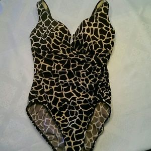 Giraffe print Miraclesuit